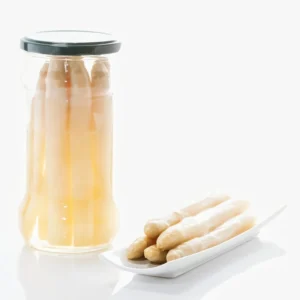Canned Asparagus 212ml Whole in Brine Glass Jar Packing Seasonal Spring