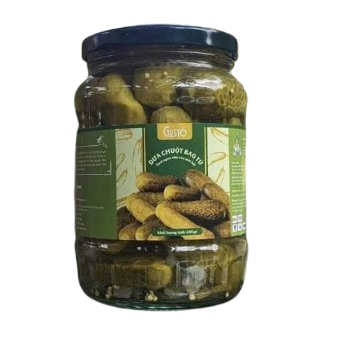 Canned Brined Gherkins Salted Pickled Cucumbers for Global Markets Made in Vietnam Canned Brined Gherkins Salted Pickled Cucumbers for Global Markets Made in Vietnam