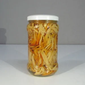 Canned Golden Mushroom in Glass Jar 370ml