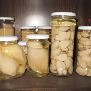 Canned King Oyster Whole Mushroom in Glass Jar