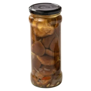 Canned Marinated Shiitake Mushroom Whole in Glass Jar