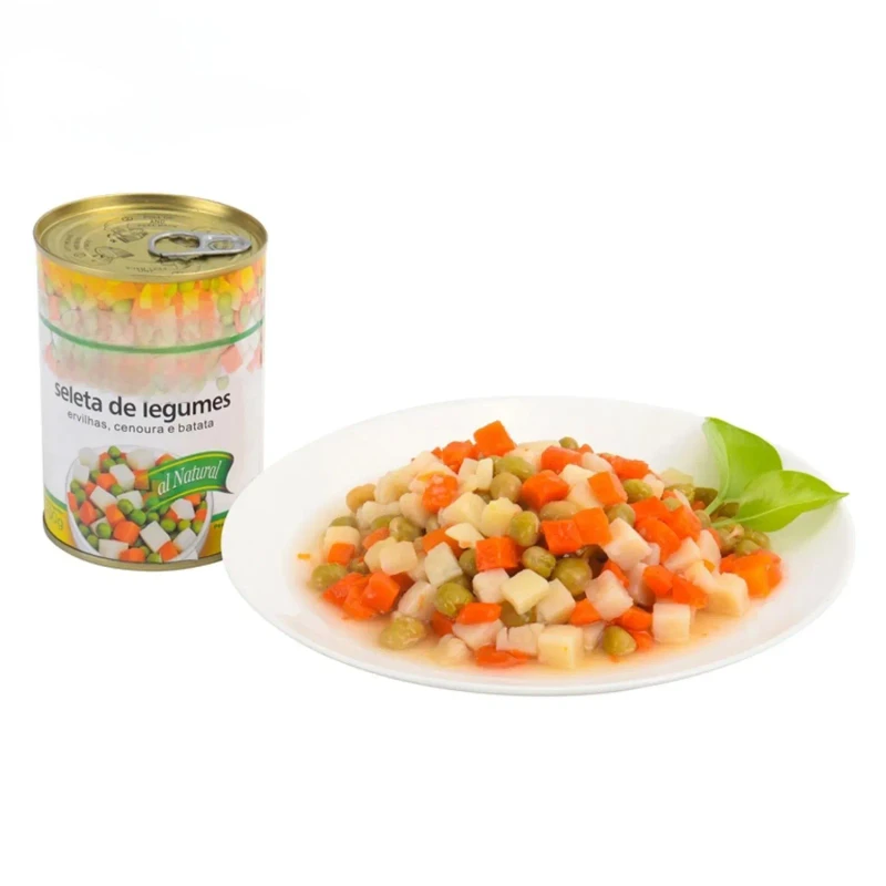 Canned Mixed Vegetable with Carrot, Sweet Corn, Peas, Beans, Potato Canned Mixed Vegetable with Carrot, Sweet Corn, Peas, Beans, Potato
