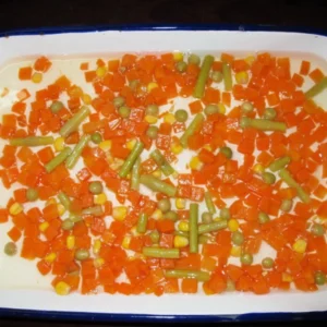 Canned Mixed Vegetables in Glass Jar 370ml