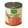 Canned Vegetable Carrots Dices Slices