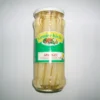 Canned White Peeled Asparagus Whole in Glass Jar