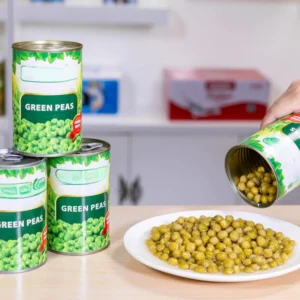 Halal Canned Green Peas 24 Cans Case (400g Each)