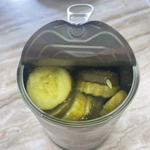 Sliced Cucumber Pickled Canned Vinegar Brine Ready to Eat 20OZ 30OZ Food Grade