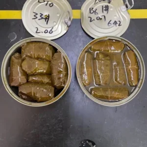 Vine Leaves Stuffed with Rice Salted Grape Leaves in Can